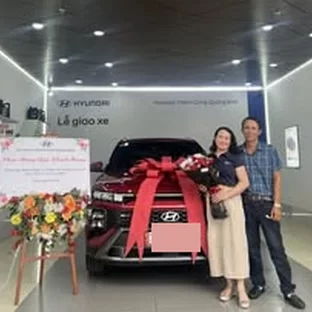 Bàn giao xe Hyundai cho khách hàng tại Quảng Bình